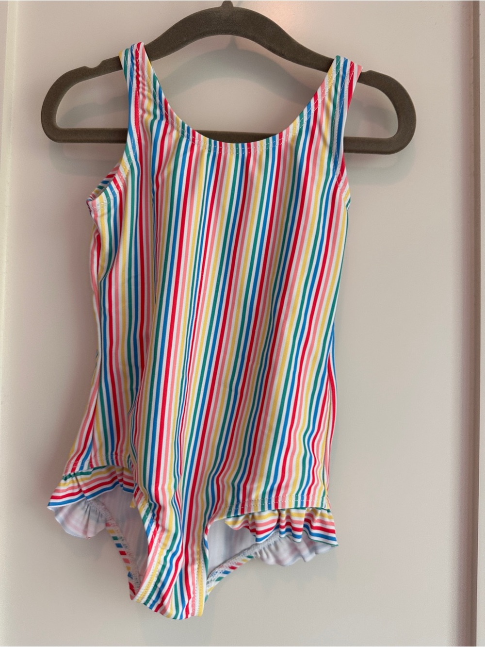 Andy & Evan Multicolor Rainbow Stripe Swimsuit - Size 3T